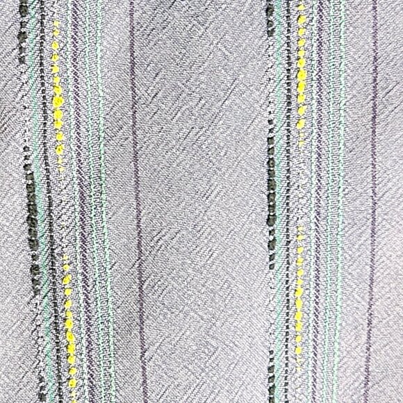 Tommy Bahama Mens Silk Plum w/Stripes Short Sleeve Button Up XL - Picture 6 of 7